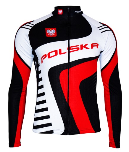 BLUZA KOLARSKA POLSKA OCIEPLANA ---Roz XL