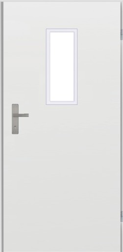 Drzwi zewnętrzne uniwersalne UR-03 białe 80P