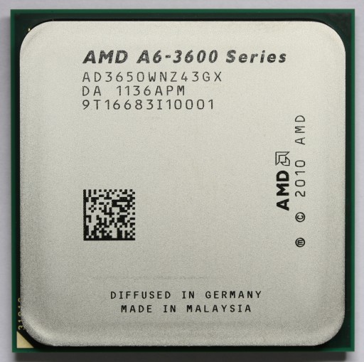 AMD APU A6-3650 4x2,6GHz socket FM1