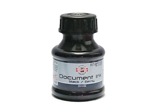 ATRAMENT DOCUMENT PERMANENT CZARNY 50g KOH I NOOR