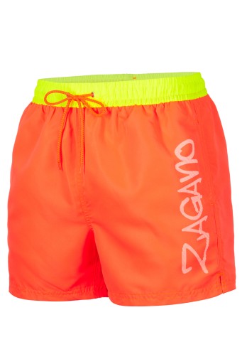 Szorty kąpielowe męskie spodenki plażowe neonowe kolorowe XL ZAGANO PL