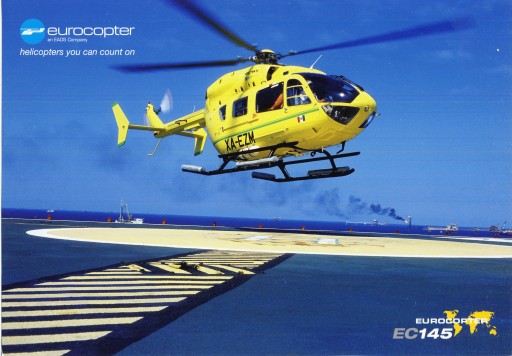 Eurocopter EC145 prospekt 2005 śmigłowiec angielsk