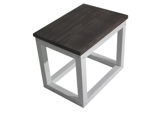 Stolik Półka Taboret stare drewno 35x25cm wys 30cm