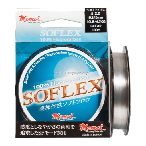 Porządny japoński Fluorocarbon MOMOI Soflex FC 0,203mm/50m/3,6kg na przypon