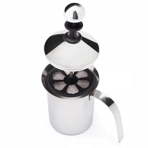 SPIENIACZ DO MLEKA 400ml STAL NIERDZEWNA KUBEK