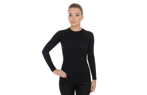 BRUBECK KOSZULKA DAMSKA DŁUGI RĘKAW TERMO ACTIVE WOOL MERINO M