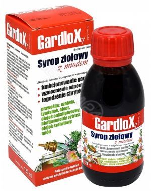 GARDLOX SYROP NA KASZEL B/CUKRU 120 ML SKUTECZNY