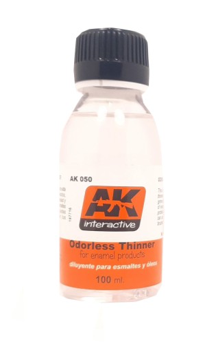 AK050 Odorless Thinner 100 ml by AK-Interactive NEW
