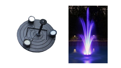 FONTANNA PŁYWAJĄCA 18000 l/h 170W oświetlenie LED
