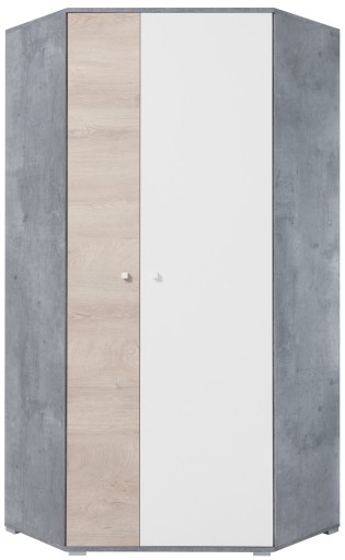 Szafa narożna uchylna dwudrzwiowa 90cm młodzieżowa