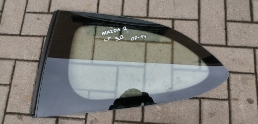 MAZDA 2 07-14 3D SZYBA LEWY TYŁ