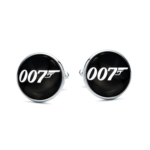Spinki do mankietów Agent 007 Śmieszne Prezent