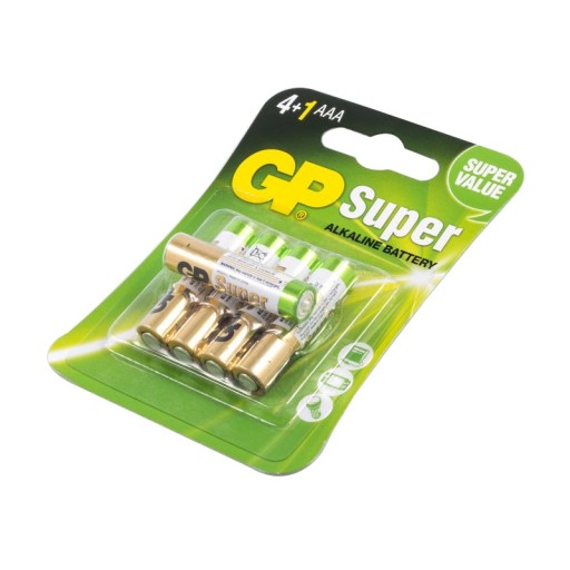 Baterie alkaliczne AAA LR03 5 szt. SUPER GP