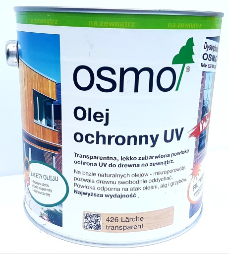 Osmo Olej do drewna 426 UV Extra 0,75l Modrzew