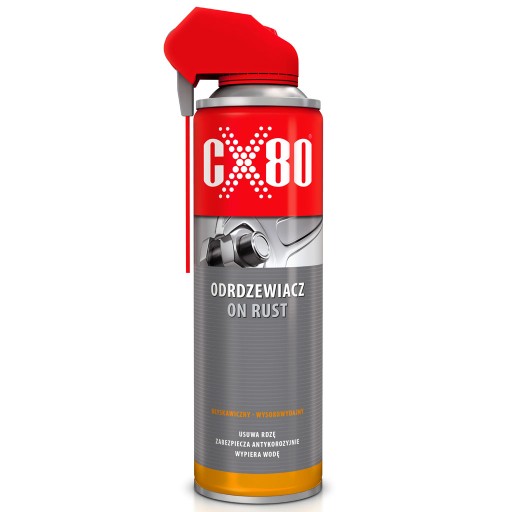 CX80 ON RUST ODRDZEWIACZ USUWA RDZĘ DUOSPRAY 500ML