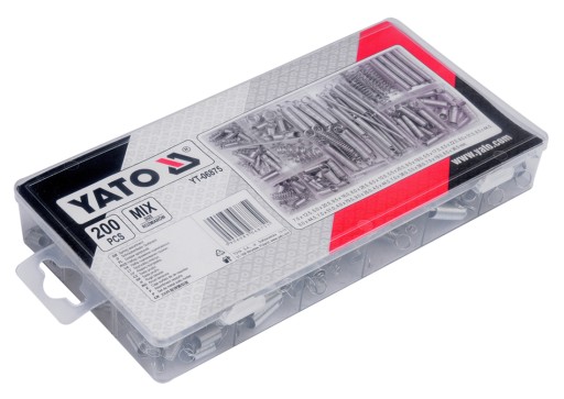 YATO SPRĘŻYNKI MIX RODZAJÓW 200 SZT. YT-06875