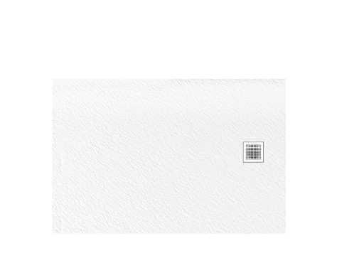 BRODZIK KONGLOMERATOWY POSADZKOWY BIAŁY 140x90