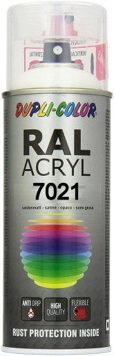 MOTIP SPRAY FARBA CIEMNO SZARY RAL 7021 Półmat