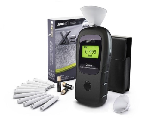 Alkomat elektrochemiczny Alkohit X50 darmowe kalibracje bez limitu