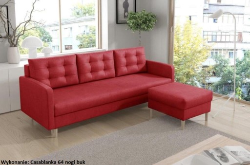 Sofa MEKSYK sofy kanapa wersalka Pufa Tk Spieralna
