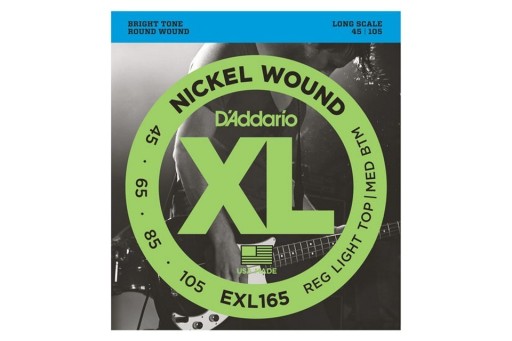 D'ADDARIO EXL165 struny gitara basowa 4 45-105