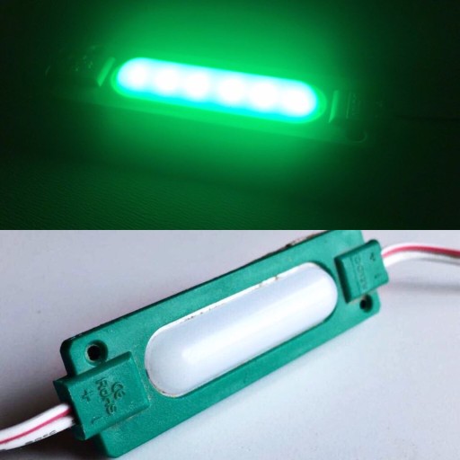 Moduł zielony LED 2,5W oświetlenie 12V
