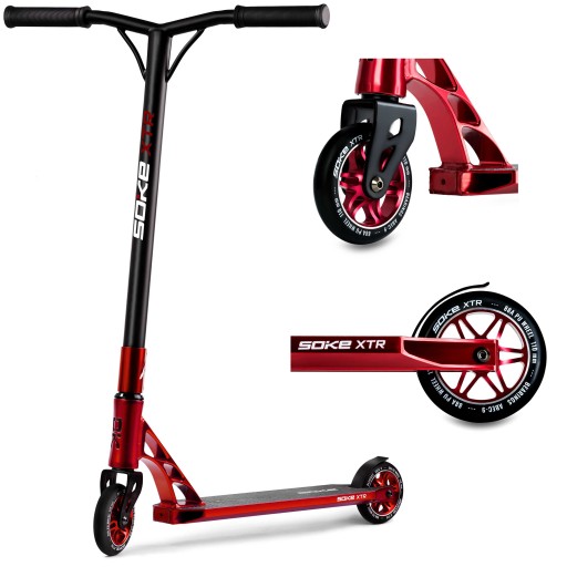Hulajnoga SOKE XTR red Wyczynowa