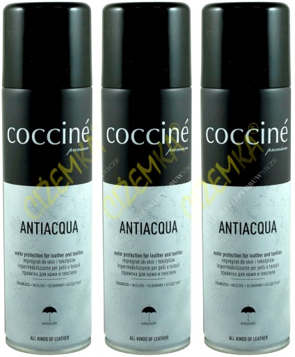 3X COCCINE IMPREGNAT ANTIACQUA DO SKÓR, BUTÓW 250