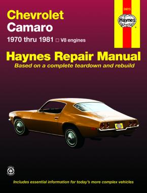 Chevrolet Camaro II (1970-1981) Książka napraw
