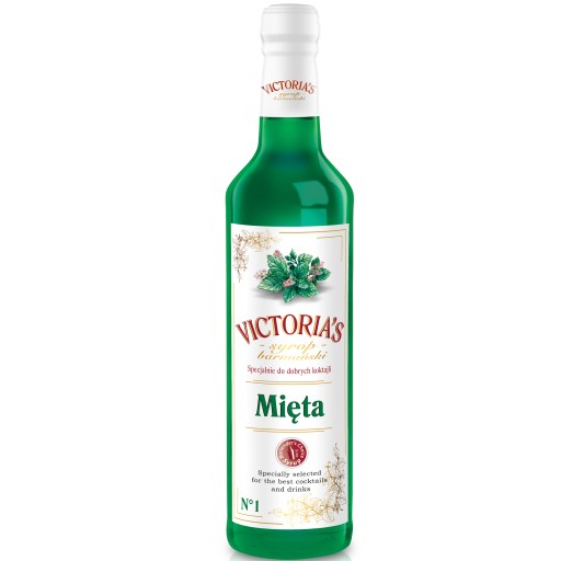SYROP BARMAŃSKI VICTORIA'S DO KAWY I DRINKÓW MIĘTA