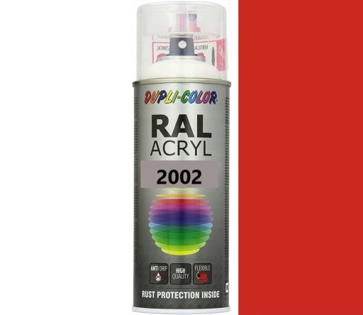 MOTIP RAL ACRYL 2002 POŁYSK DUPLI-COLOR FARBA AKRYL SPRAY 400 ML