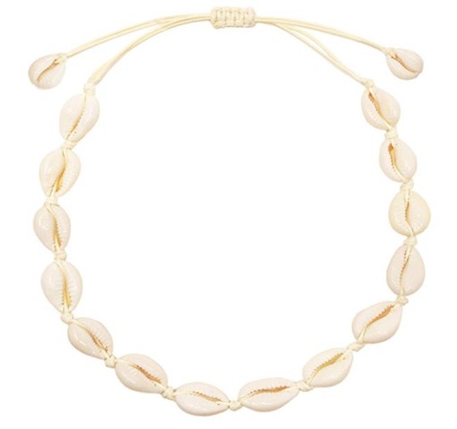NASZYJNIK MUSZLE MUSZELKI SEA SHELL CHOKER LATO