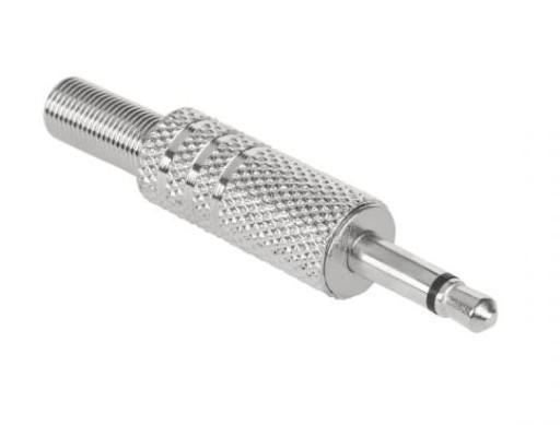 Wtyk Jack 3.5 mono metalowy (WTY0010)