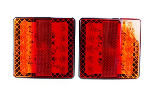 LAMPA ZESPOLONA LED DIODOWA PRZYCZEPA 12V KOMPLET
