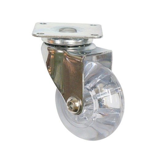 Поворотный ролик для мебели fi50, CLEAR AMIX