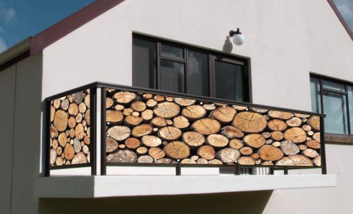 OSŁONA BALKONOWA mata na balkon siatkę kwiaty