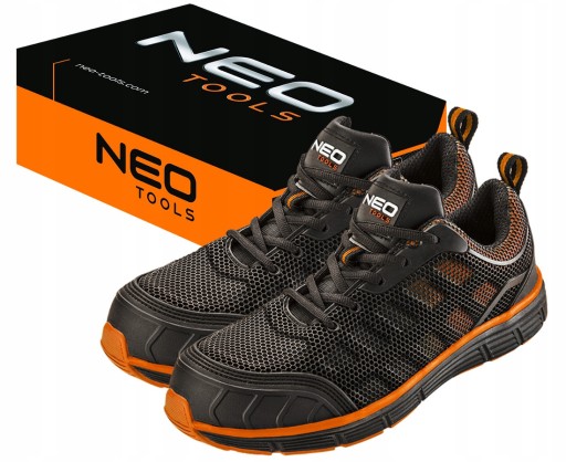 NEO ЗАЩИТНЫЕ ДЫШАЩИЕ РАБОЧИЕ БОТИНКИ S1 STEEL TOE 200J 82-093 размер 42