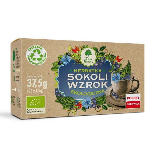 HERBATKA SOKOLI WZROK FIX x 25SASZ. / DARY NATURY