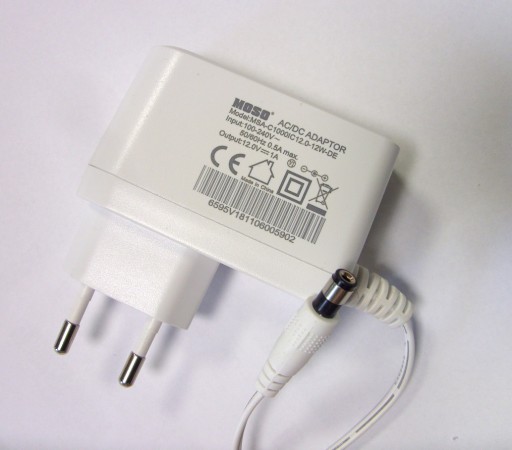 ZASILACZ IMPULSOWY 12V 1A 1000mA wtyczkowy 2.1mm