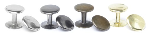 Nity kaletnicze 11 mm. 50 kompletów. Cztery kolory