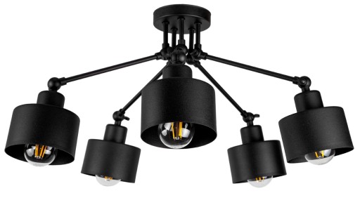 LAMPA SUFITOWA PLAFON ŻYRANDOL LOFT EDISON LED