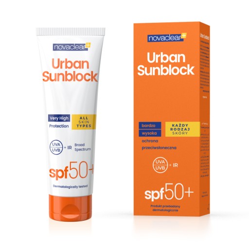 Novaclear Urban Sunblock krem 50 SPF 125ml
