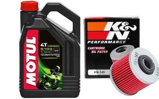 OLEJ + FILTR KN-145 YAMAHA XT 660 Z TENERE 08-16r XVS 650 DRAG STAR 97-05