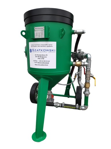 Oczyszczarka / piaskarka 100 l Schmidt z pokrywą