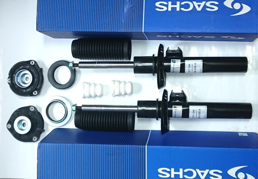 2X AMORTYZATORY SACHS PODUSZKI OSŁON VW GOLF V