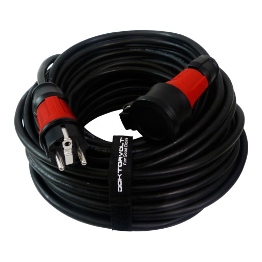 Przedłużacz 50m 230V budowlany kabel przedłużający