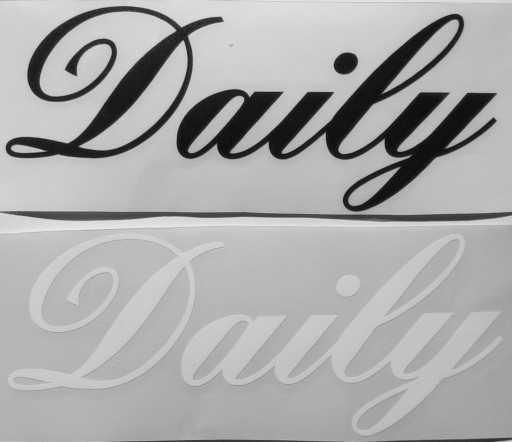 DAILY - naklejka