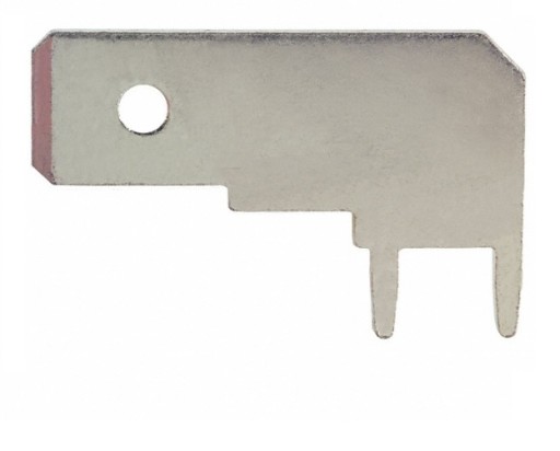 KONEKTOR męski 6,3 6,4mm kątowy do PCB 10szt (3404