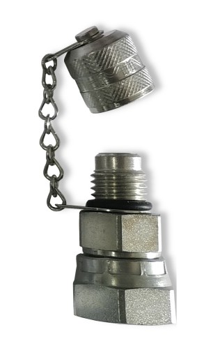 PRZYŁĄCZE POMIAROWE M16x2 - M22x1.5 15L Z NAKRĘTKĄ