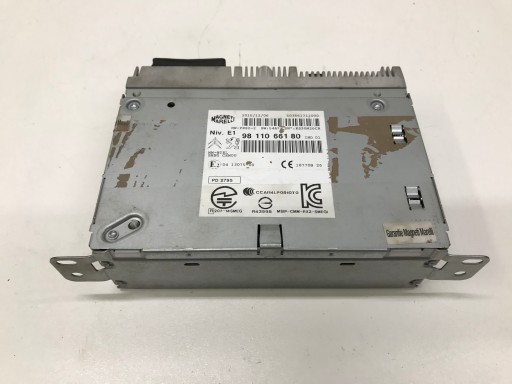 PEUGEOT CITROEN RADIO 9811066180